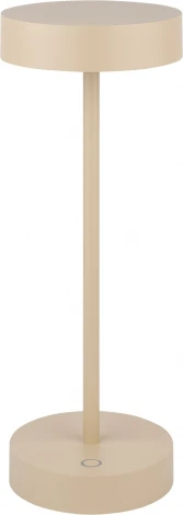 Интерьерная настольная лампа светодиодная с аккумулятором Ubiqua Standy Maxi 321303 (регулировка яркости, сенсорный выключатель, IP54)