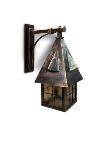 Настенный фонарь уличный Русские фонари Рувиано 250-11/bbg-15 (220V, домики)