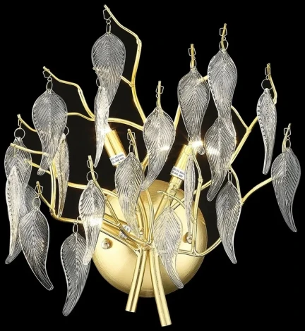 Бра Wertmark Daniela WE182.03.401 (220V, подвески, листья, ветки)