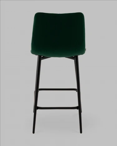 Стул полубарный Одди Diamond велюр темно-зеленый Stool Group арт.УТ000040899