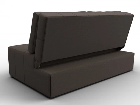 Диван прямой Лига-107 (140) (ЛДСП,Брус,Фанера,Рогожка/Коричневый) Лига Диванов 134902