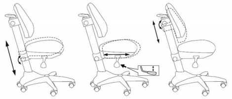 Кресло детское Бюрократ KD-2 красный TW-97N крестовина пластик