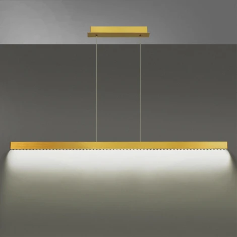 Подвесной светильник Odeon Light Beveren 7007/38L брашированная бронза/металл/акрил IP20 LED 38W 3000K (220V, на тросе)