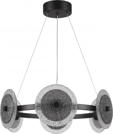 Подвесной светильник ST Luce Alumno SL6142.433.01 черный/дымчатый LED 1*34W 4000K (220V, на тросе)