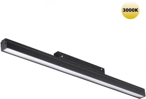 Трековый линейный светильник для низковольтного шинопровода Novotech Flum 359201 SHINO IP20 LED 3000К 24W 48V 1800Лм