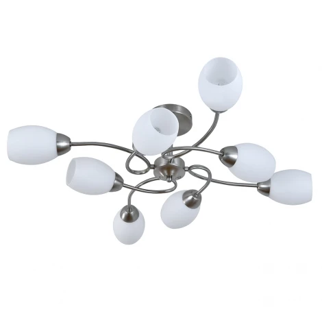 Потолочная люстра на штанге 150007/8R E27*60W Satin nickel Escada Argo ES0000067