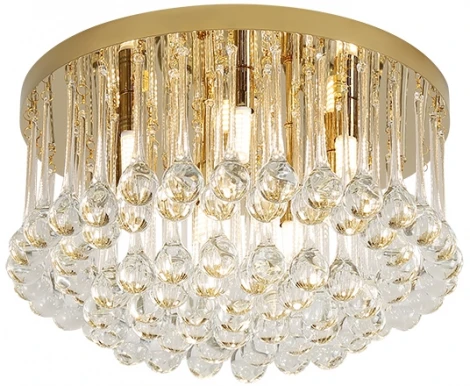 Потолочный светильник круглый Newport 8490 8499/PL gold