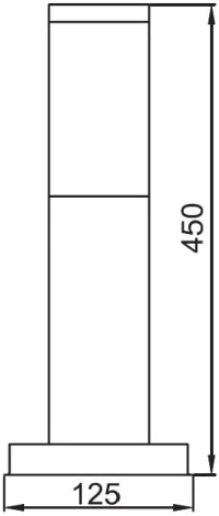 Наземный светильник Oasis Light 75824-450 SS (220V, IP44)