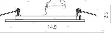 Встраиваемый точечный светильник Arte Lamp Vega A7509PL-2WH