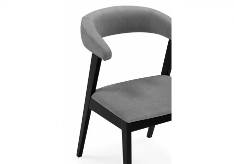 Обеденный стул Woodville Токио 2 ткань 234 / черное дерево