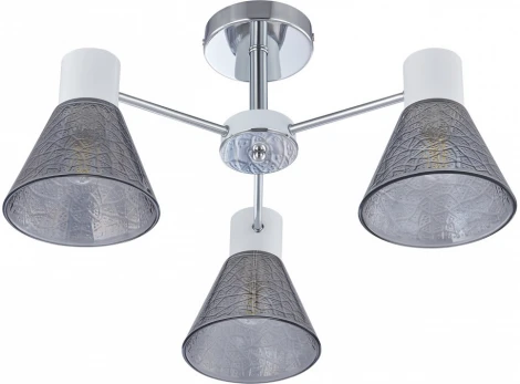 Потолочная люстра на штанге Arte Milano Napoli 322408/3 CR+WH (220V)