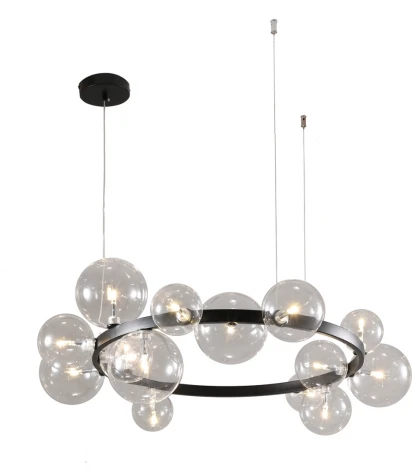 Подвесной светильник Kink Light Иона 07608-15A,19 (220V, на тросе, шарики, кольцо)