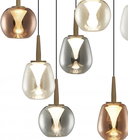 Подвесной светодиодный светильник каскадный Mantra Andromeda 8934+8PL