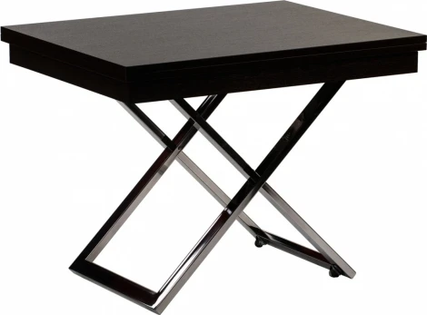 Стол-трансформер Левмар Cross D23/S79 венге/ опоры нерж.сталь