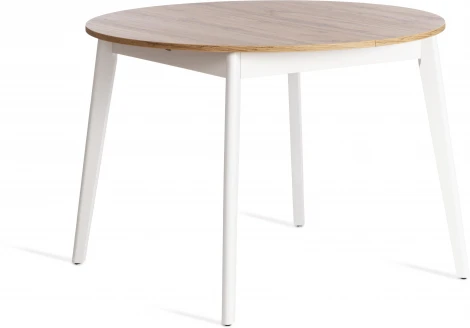 Кухонный стол Tetchair SVELTO (ЛДСП,Массив березы/Белый)