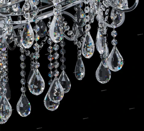 Подвесная люстра Chiaro Сюзанна 458010524 (220V, на цепи, подсвечник, свеча)