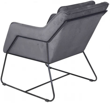 Кресло Top Concept Alex, бархат серый 27