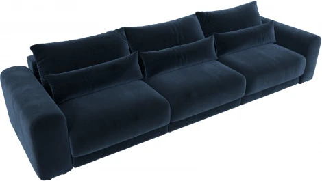 Диван прямой Лига-056 НПБ Лонг Лига Диванов (Велюр) арт.129137