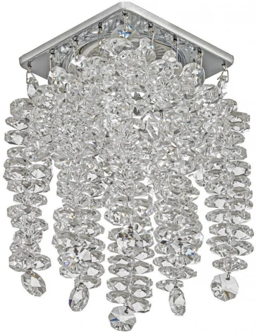 Встраиваемый светильник хрустальный Dio D'Arte Tayo Nickel GU10.5.14.8x8.101 N (220V)