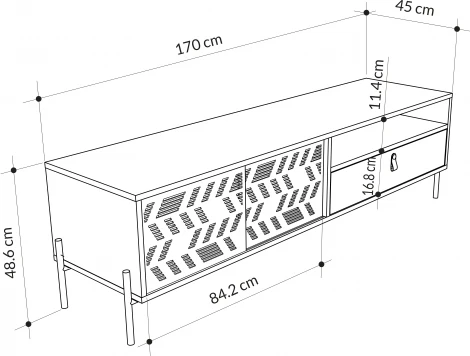 ТВ тумба LEVE DIONYSOS TV STAND