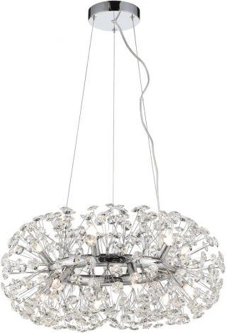Подвесная люстра Lussole LGO LSP-8743 (220V, хрусталь, на тросе)