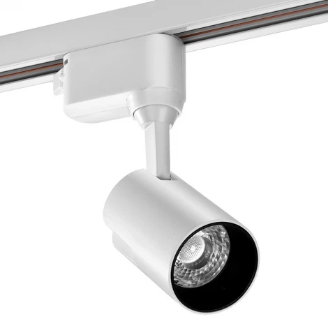 Трековый светодиодный светильник однофазный Wolta WTL-15W/01W 220V 15Вт 4000К IP40 белый