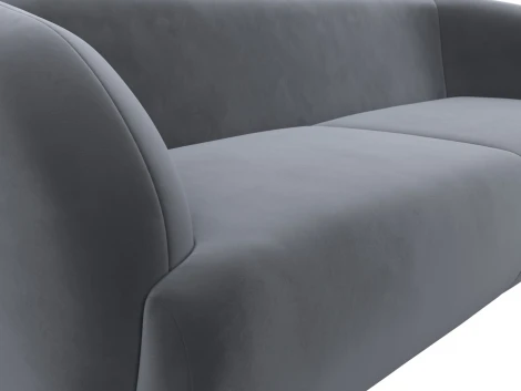 Диван прямой Лига-041 (Серый/Велюр) Лига Диванов арт.122203