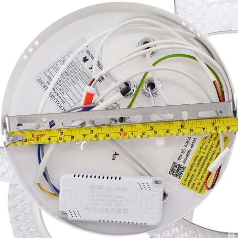 Потолочная люстра светодиодная с пультом ДУ 66W, белый, LED Natali Kovaltseva Pure LED LAMPS 81451