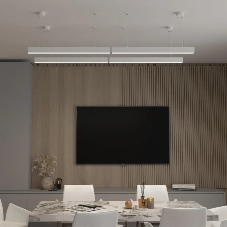 Светильник подвесной/накладной линейный светодиодный Novotech Iter 358867 (220V, на тросе)