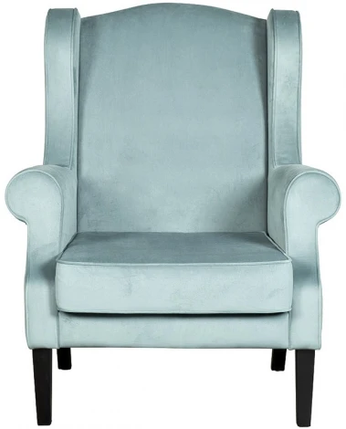 Кресло Garda Decor GD-TORINO-1 (Черный/Голубой)