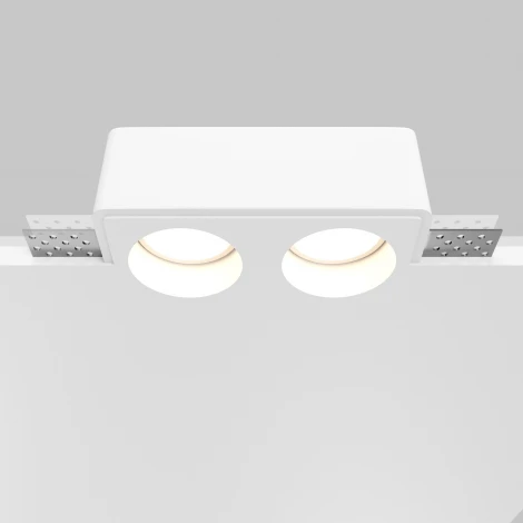 Встраиваемый светильник Maytoni Gyps Modern DL123-GU10-02-W