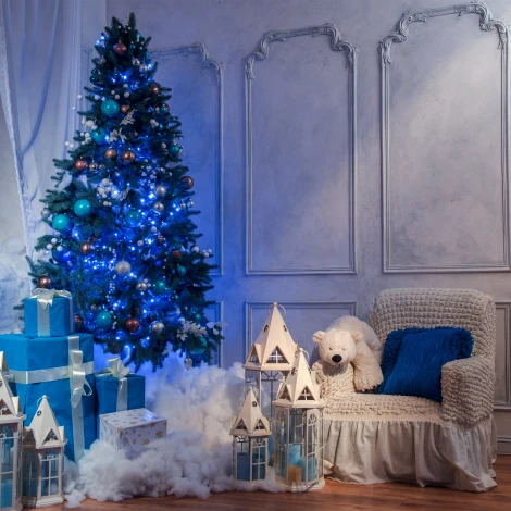 Гирлянда Eurosvet 400-002 голубой