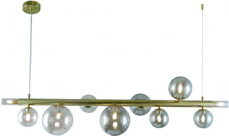 Подвесной светильник Canto V000248 (11026/10PL Gold) (220V, на тросе, шар)