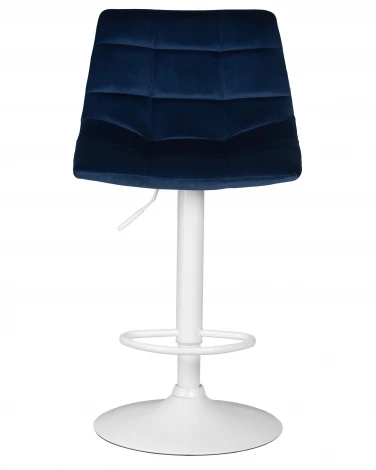 Набор 2 шт стул барный DOBRIN TAILOR WHITE (синий велюр (MJ9-117))