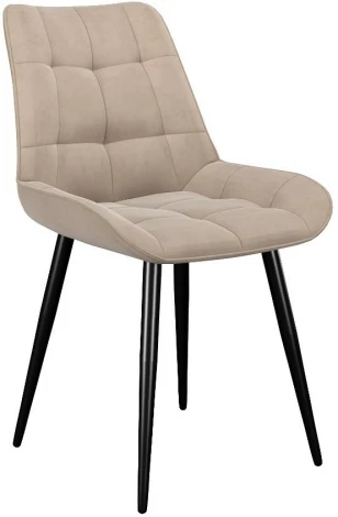 Стул 206М B03 BEIGE, ножки черные Dikline 00-00062225