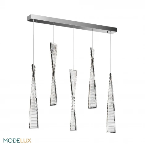 Подвесной светильник светодиодный хрустальный Modelux MODESTYLE MS.88910.5 CR
