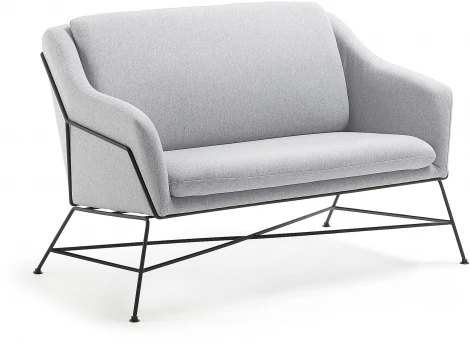 Диван уличный La Forma (ex Julia Grup) Brida (Серый,Черный/ Сталь,Фанера,Металл,Пена)