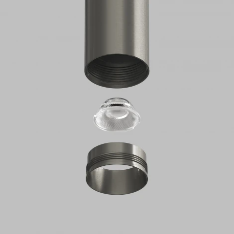 Трековый светильник для магнитного шинопровода Denkirs Shine Spot DK5740-DN 48V 6W темный никель (LED, круглые)
