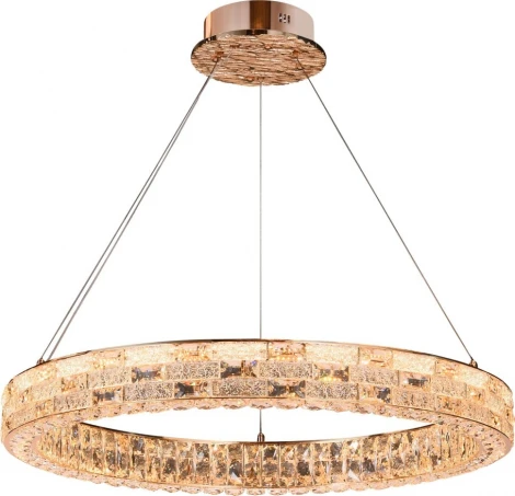 Подвесная люстра Fluorite Festo FL1051-10P (LED, 220V, на тросе, кольцо)