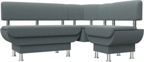 Диван кухонный угловой Альфа правый угол Лига Диванов (Рогожка) арт.123816