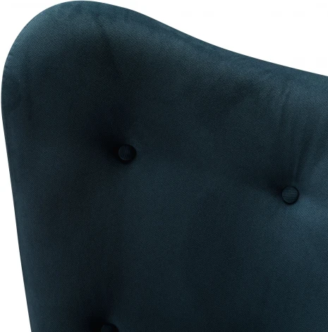 Кресло Хайбэк синий/венге R-Home арт.4101060120h_Blue_венге