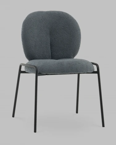 Стул Моллек букле темно-серый Stool Group арт.УТ000041522