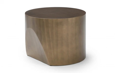 Стол журнальный CT6105-2I (D60) матовая бронза/металл ESF 5873