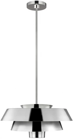 Подвесной светильник на штанге Brisbin FE-BRISBIN-PN Feiss (220V, круглые, летающая тарелка)