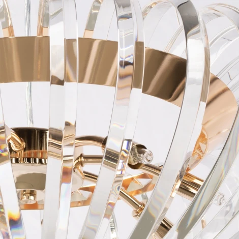 Подвесная люстра Loft It Dakota 10300/600 French gold (220V, хрусталь, на тросе)