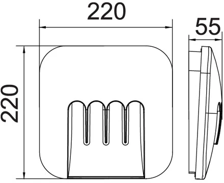 Архитектурная подсветка Oasis Light SIDNEY LED W1872 CB