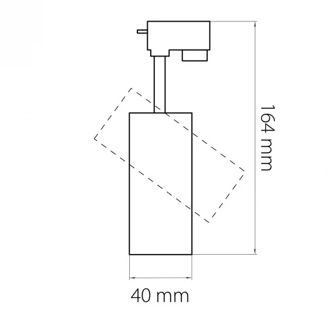 Трековый светильник Lightstar Volta 227246 (LED, 220V)