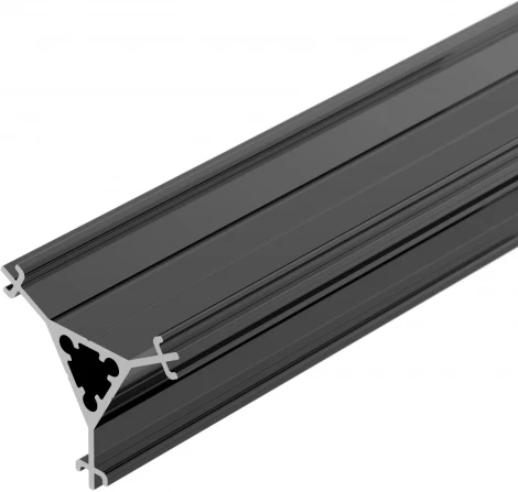 Профиль ROUND-D36-360-2500 ANOD BLACK (Arlight, Алюминий) 050250