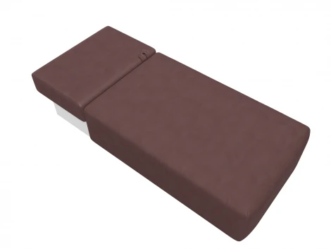 Модуль канапе Лига-060 НПБ (ЛДСП,Брус,Фанера,Замша/Бордовый) Лига Диванов 129560