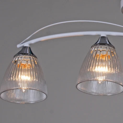 Потолочная люстра на штанге Reluce 87360-0.3-04 WH+CR